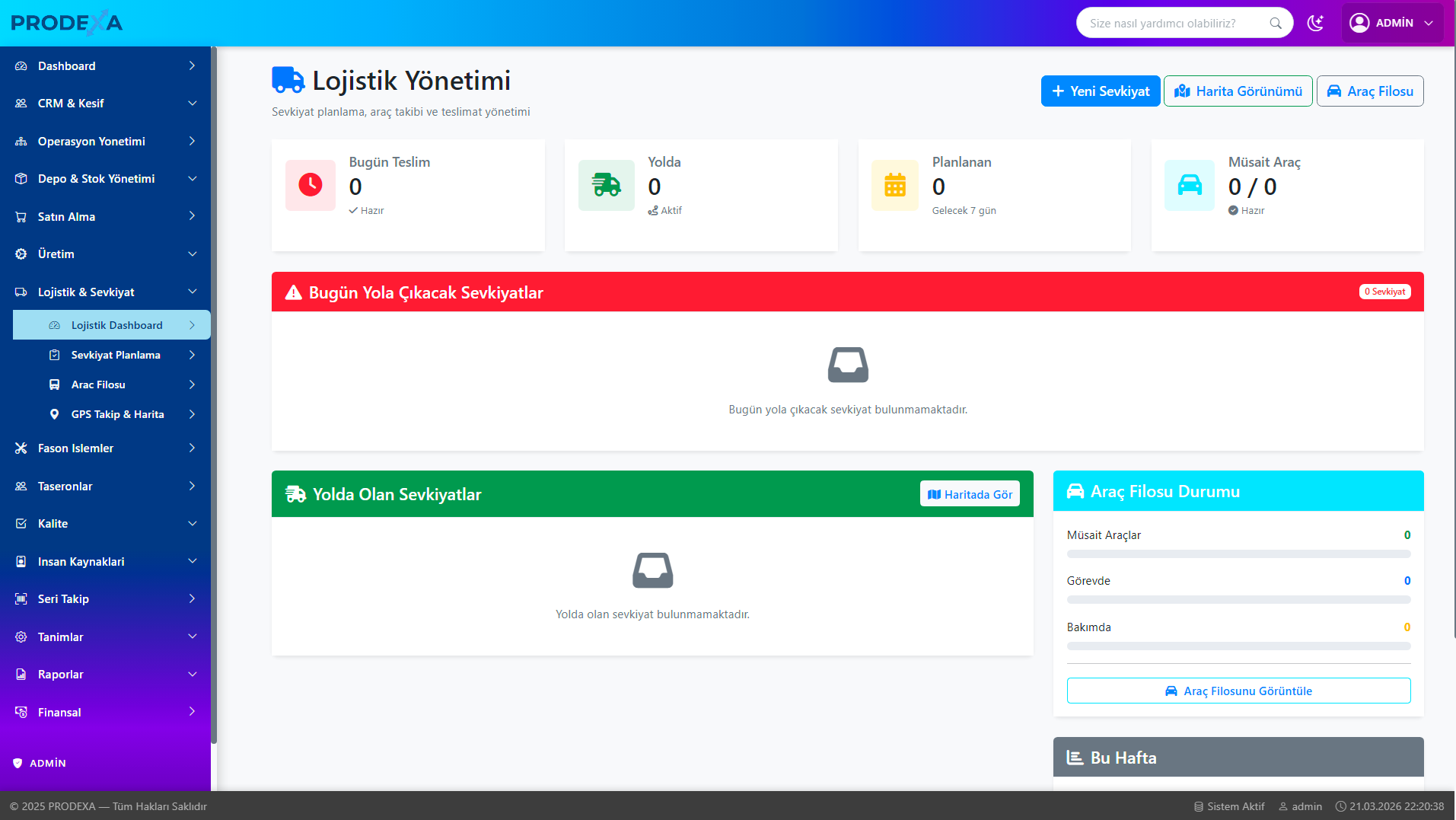Kalite Kontrol ekran görüntüsü